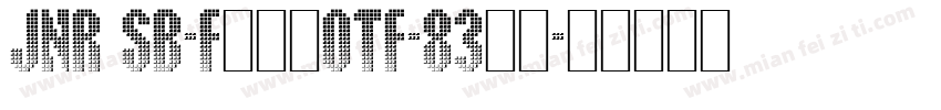 JNR SB-FontOTF-83pv字体转换